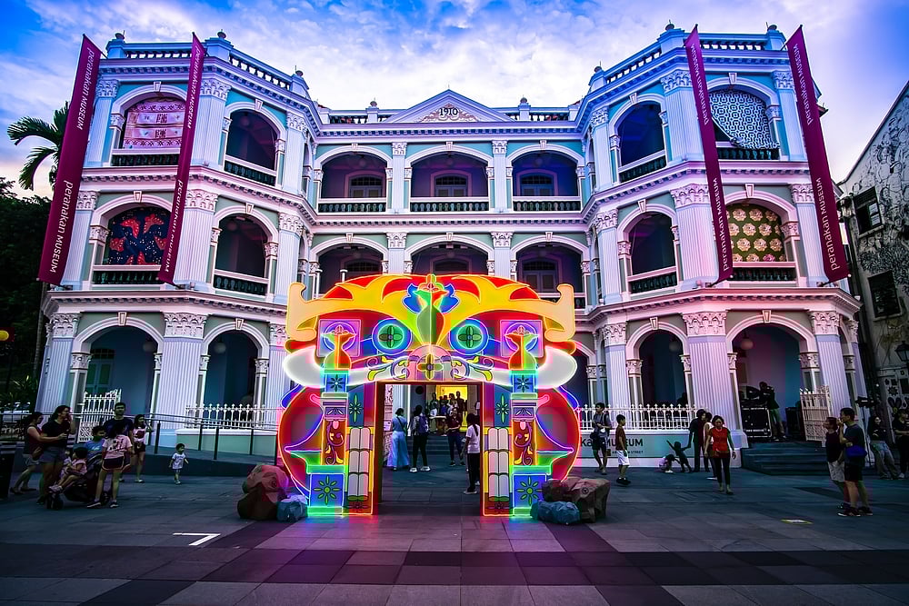 The Peranakan Museum is a museum and gallery in the Museum district of Singapore that specialises in the countrys Peranakan culture